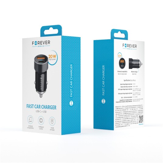 GSM-Ładowarka sam.FAST. QC 1x USB-A ,1x USB-C -zdjęcie numer 2