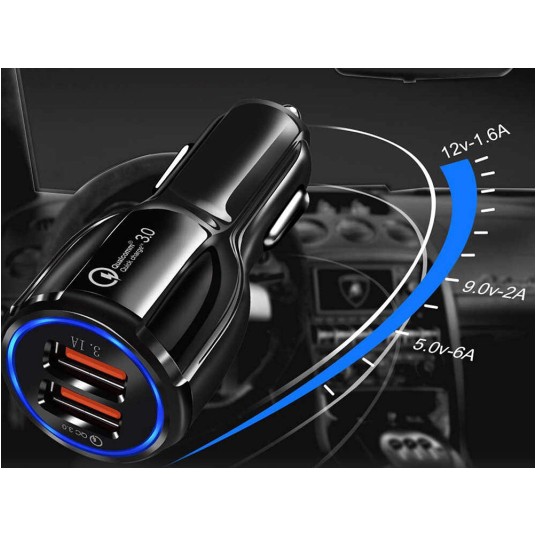 GSM-Ładowarka sam.FAST- QC 2 x USB-A 30W -zdjęcie numer 4