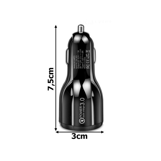 GSM-Ładowarka sam.FAST- QC 2 x USB-A 30W -zdjęcie numer 2