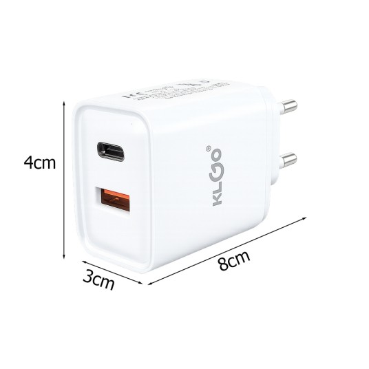 GSM-ładowarka sieciowa QUICK 35W 1x USB-C+ 1x USB -zdjęcie numer 3