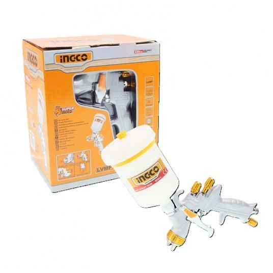 INGCO-Pistolet lakierniczy pneu-zbiornik 0,6L -zdjęcie numer 1