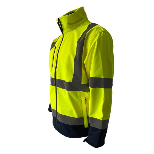 Kurtka odblask.SOFTSHELL SNOW THUNDER -żółta- L -zdjęcie numer 7