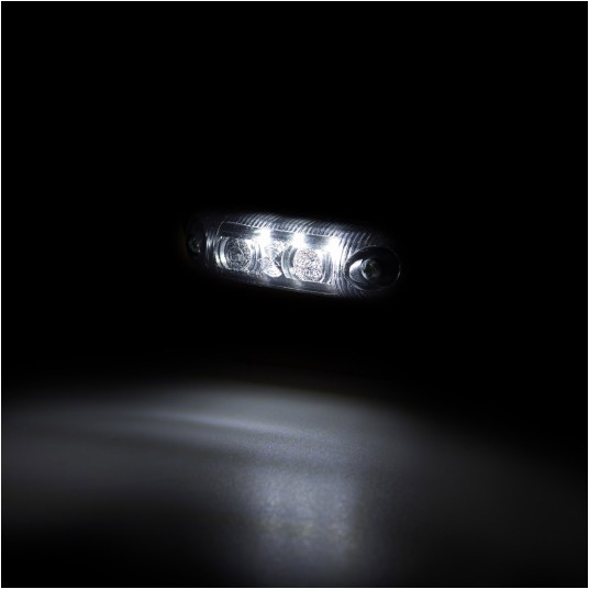 Lampa LED 12/24V-H32 kontur biała w gumie GRAPHITE -zdjęcie numer 2