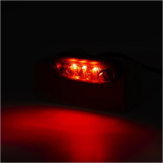 Lampa LED 12/24V-H32 kontur czerwona GRAPHITE -zdjęcie numer 2