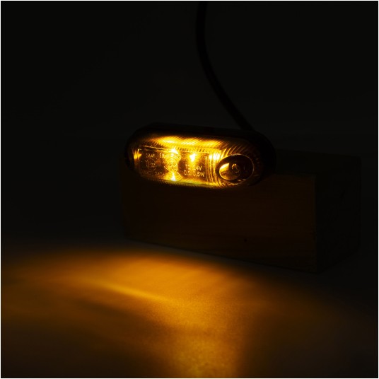 Lampa LED 12/24V-H32 kontur żółta GRAPHITE -zdjęcie numer 2