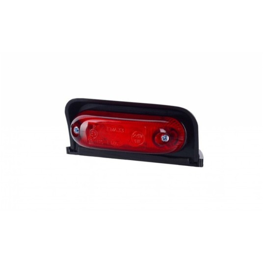 Lampa LED 12/24V-H32 narożna czerw. -zdjęcie numer 1