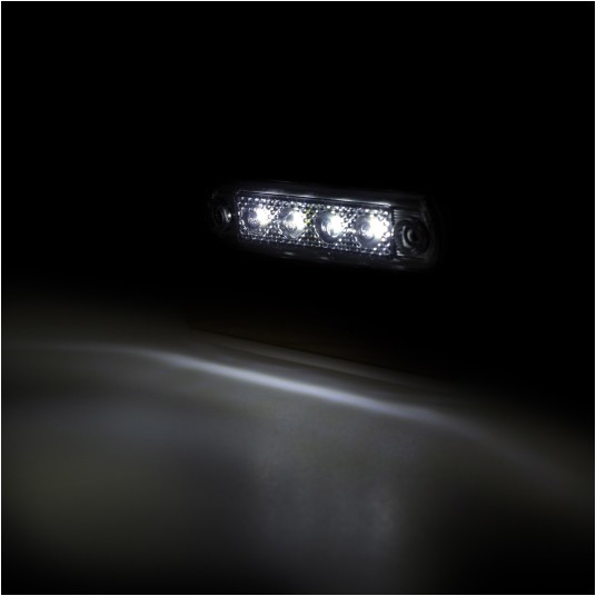 Lampa LED 12/24V-H65 na gumie biała GRAPHITE -zdjęcie numer 2