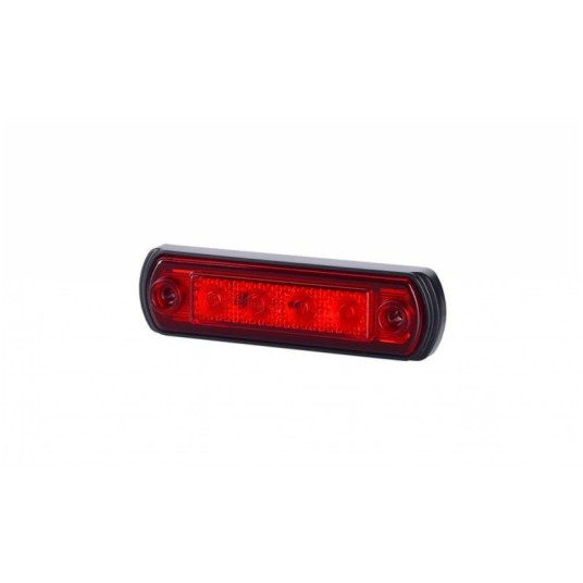 Lampa LED 12/24V-H65 na gumie czerwona -zdjęcie numer 1