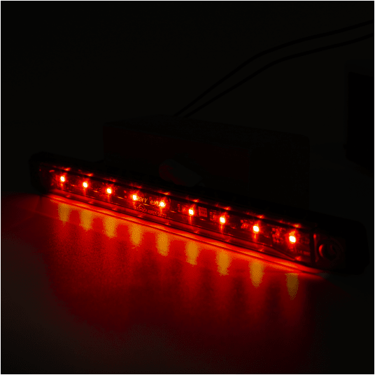 Lampa LED 12/24V-H71 czerwona GRAPHITE -zdjęcie numer 2
