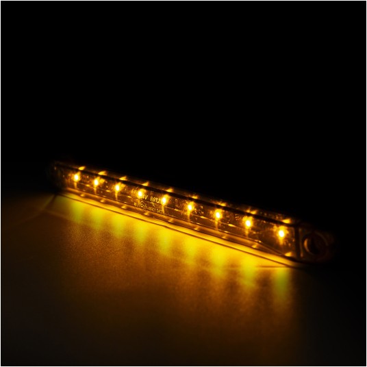 Lampa LED 12/24V-H71 żółta GRAPHITE -zdjęcie numer 2
