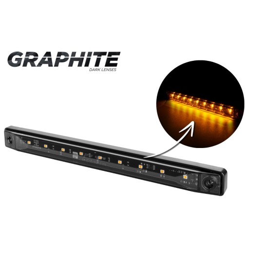 Lampa LED 12/24V-H71 żółta GRAPHITE -zdjęcie numer 1