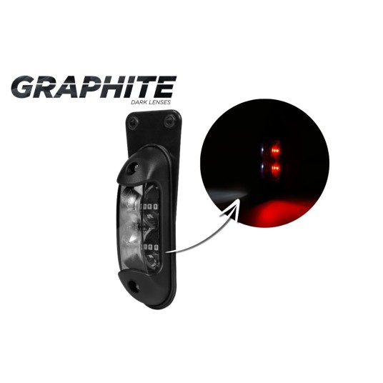 Lampa LED 12/24V-H83 wisząca biało/czerw.GRAPHITE -zdjęcie numer 1