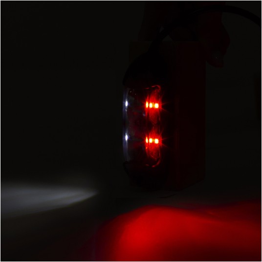 Lampa LED 12/24V-H83 wisząca biało/czerw.GRAPHITE -zdjęcie numer 3