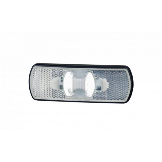 Lampa LED 12/24V-H85 wpuszcz.biała -zdjęcie numer 1