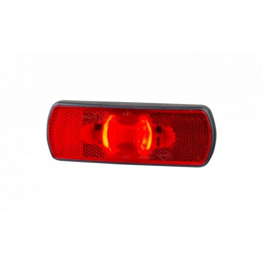 Lampa LED 12/24V-H85 wpuszcz.czerwona -zdjęcie numer 1