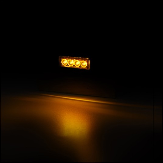 Lampa LED 12/24V-H88 SLIM żółta GRAPHITE -zdjęcie numer 2