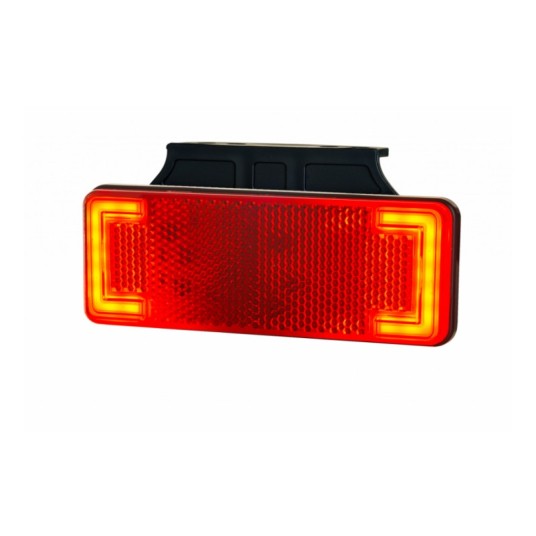 Lampa LED 12/24V-H92B SLIM czerwona podwieszana -zdjęcie numer 1