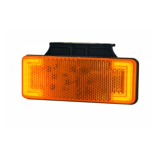 Lampa LED 12/24V-H92B SLIM żółta podw.+kierunk. -zdjęcie numer 1