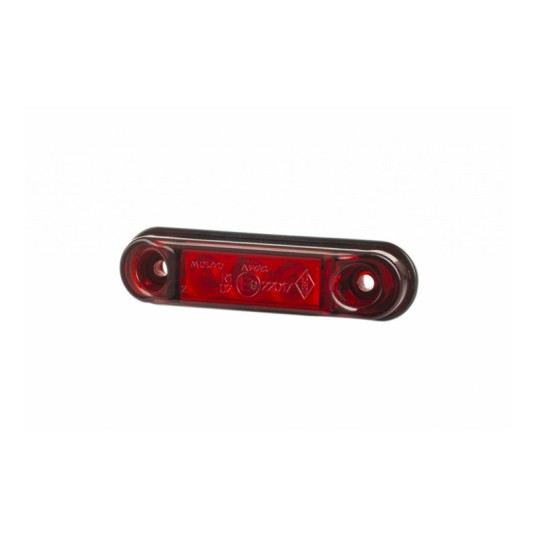 Lampa LED 12/24V-H95 SLIM czerwona -zdjęcie numer 1