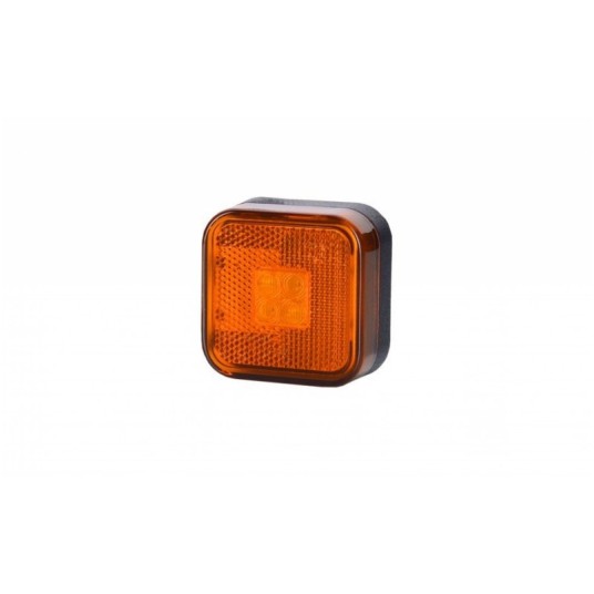 Lampa LED 12/24V-kwadrat żółta -zdjęcie numer 1