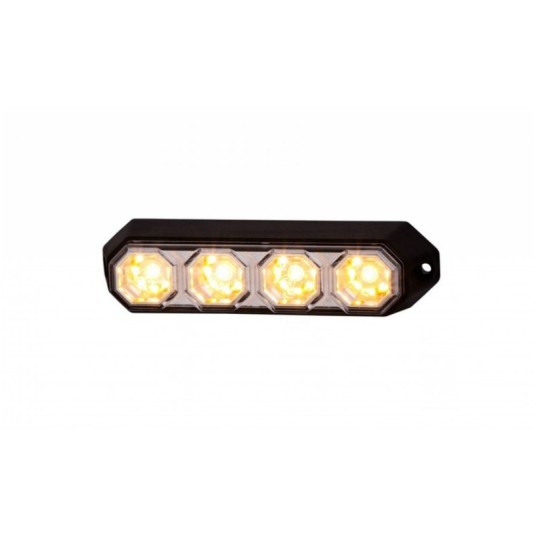 Lampa STROBO 4 X LED H78 żółta -zdjęcie numer 1