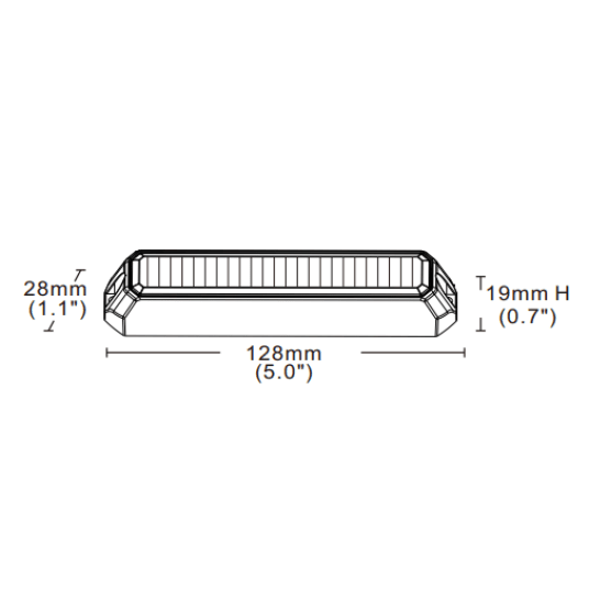 Lampa STROBO 6 X LED pomarańczowa R65R10 -zdjęcie numer 2