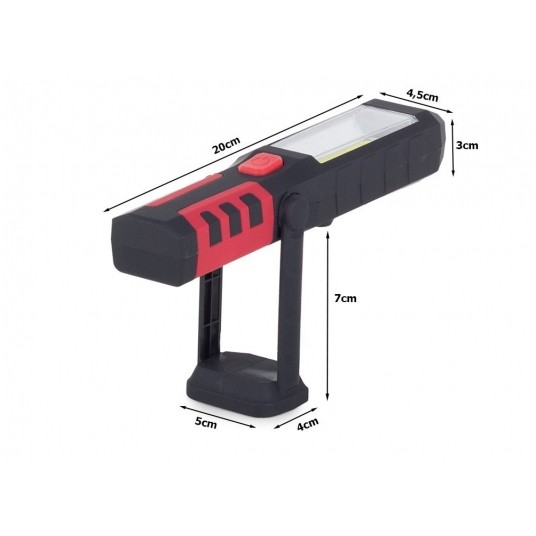 Lampa warsztatowa 3w1 led COB akuM.2 ładowarki -zdjęcie numer 5