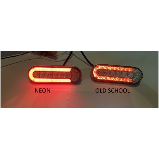 Lampa zespol.4-segm.LED/NEON 12/24V dynam.kier. -zdjęcie numer 2