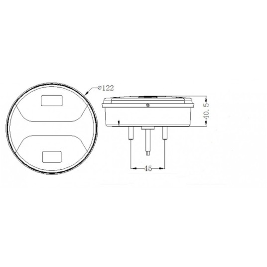 Lampa zespol.LED 3-fumkc.okrągła -zdjęcie numer 2