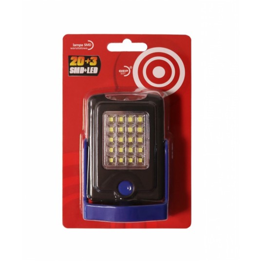 Latarka 23 LED SMD magnes+haczyk -zdjęcie numer 2