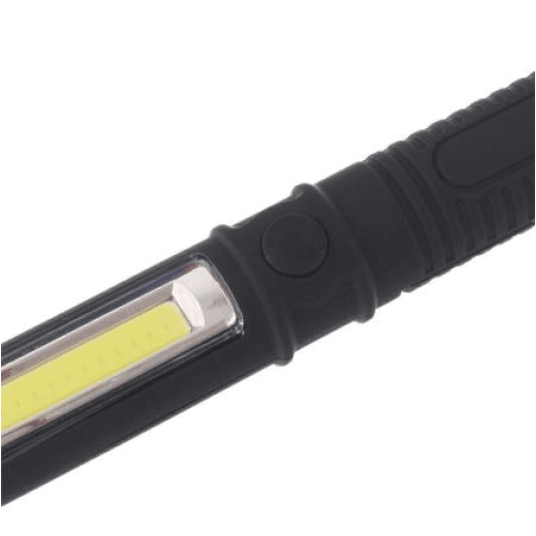 Latarka COB+3 LED 20cm klips -zdjęcie numer 3
