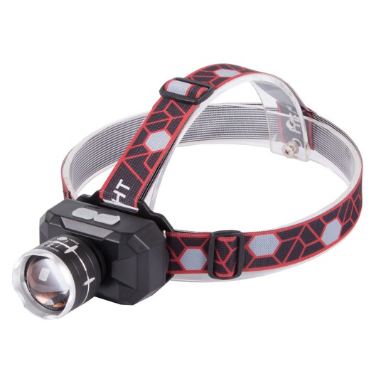 Latarka czołowa 1 LED XHP90- ZOOM akumulatorowa -zdjęcie numer 1