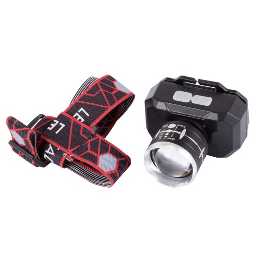 Latarka czołowa 1 LED XHP90- ZOOM akumulatorowa -zdjęcie numer 2