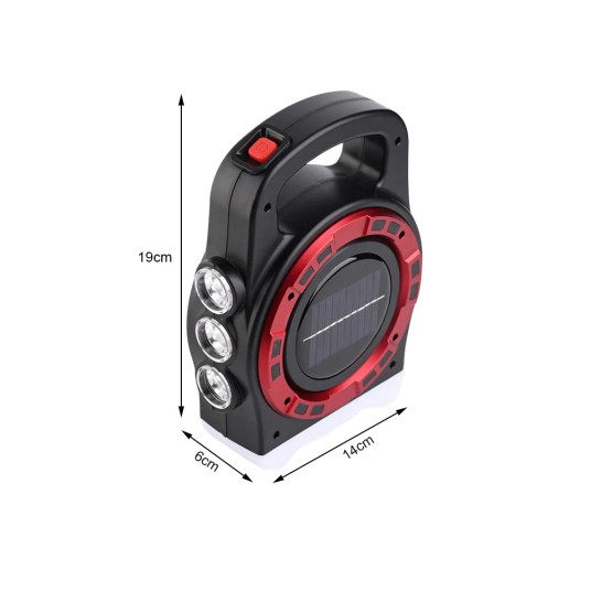 Latarka SOLARNA+ USB - 3 funkcyjna+powerbank -zdjęcie numer 3