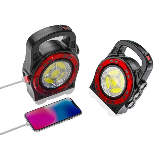 Latarka SOLARNA+ USB - 3 funkcyjna+powerbank -zdjęcie numer 2