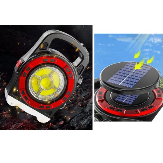 Latarka SOLARNA+ USB - 3 funkcyjna+powerbank -zdjęcie numer 4