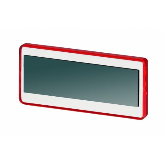 Odblask prostok.duży 96X46mm taśma-czerwony -10szt -zdjęcie numer 2