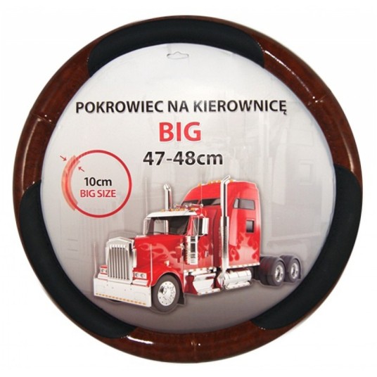 Pokrowiec kier.47-48- BIG czarny/drewno (L) -zdjęcie numer 1