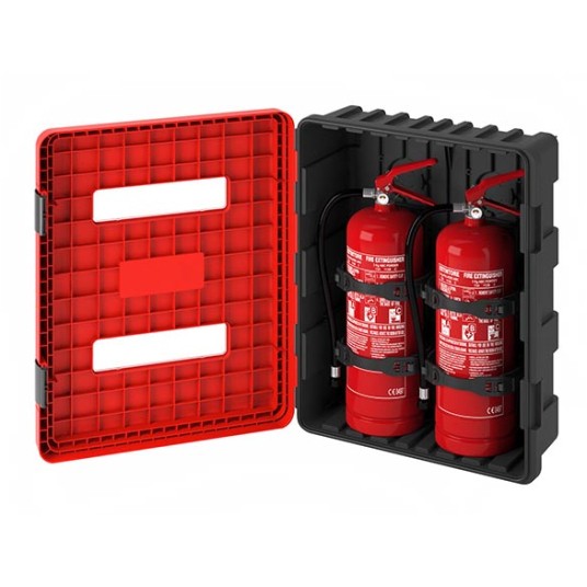 Skrzynka na gaśnice 2 x 6kg DUAL -zdjęcie numer 2