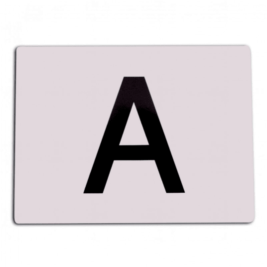 Tablica "A" 40x30cm-gładka odblask -zdjęcie numer 1