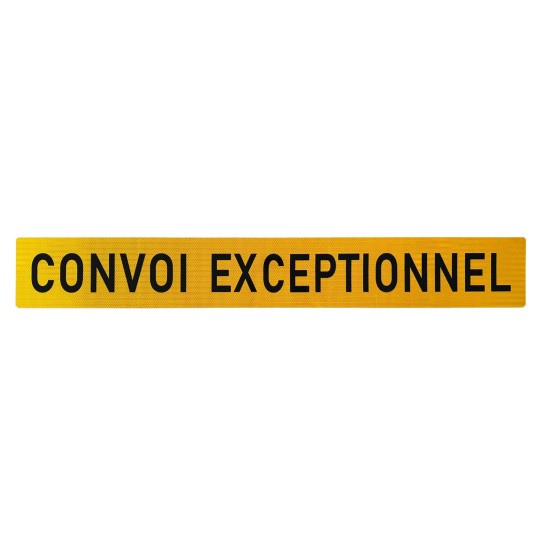 Tablica CONVOI EXCEPTIONNEL 1900x250mm przód IIIge -zdjęcie numer 1