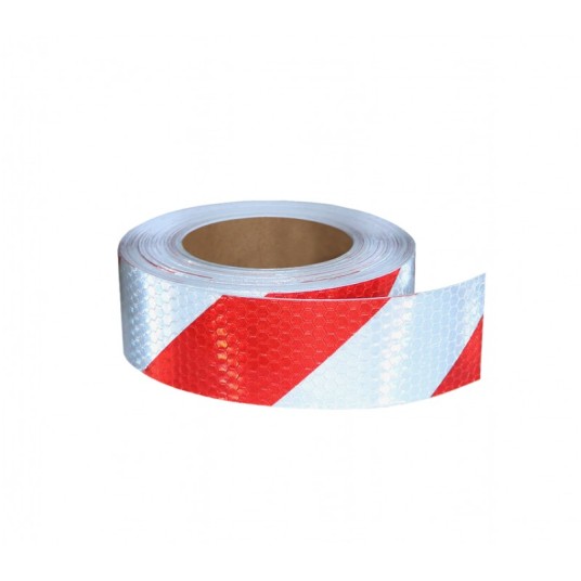 Taśma odbl.ostrzeg.B/CZER. L szer.5cm -rolka 22,5m -zdjęcie numer 1