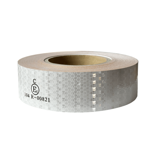 Taśma odbl.ostrzeg.BIAŁA -szer.5cm -rolka 45m -zdjęcie numer 1