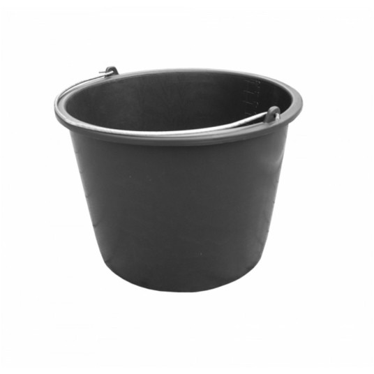 Wiadro plast. 5L czarne -zdjęcie numer 1
