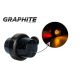 Lampa LED 12/24V-H102A prosta krótka GRAPHITE -zdjęcie numer 1