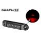 Lampa LED 12/24V-H88 SLIM czerwona GRAPHITE -zdjęcie numer 1