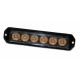 Lampa STROBO 6 X LED pomarańczowa R65R10 -zdjęcie numer 1