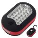 Latarka COB+3 LED magnes+haczyk -zdjęcie numer 1