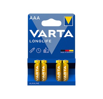 Bateria alkaliczna AAA 1.5 LR3 Varta blister 4szt