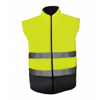 Bezrękawnik OCIEPLANY/ODBLASK - XL